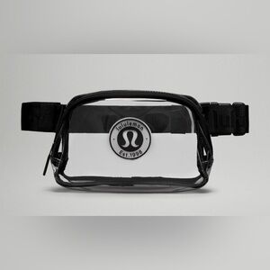 lululemon athletica Black Transparent Belt Bag‎